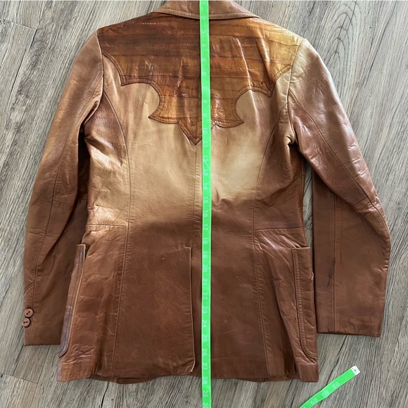 Vintage Size 8 Genuine Leather Golden Collection by Pioneer Wear - Picture 16 of 16